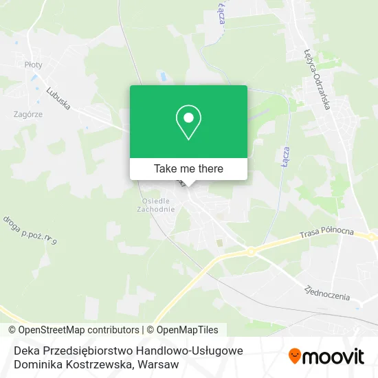 Deka Przedsiębiorstwo Handlowo-Usługowe Dominika Kostrzewska map