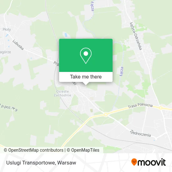 Карта Uslugi Transportowe