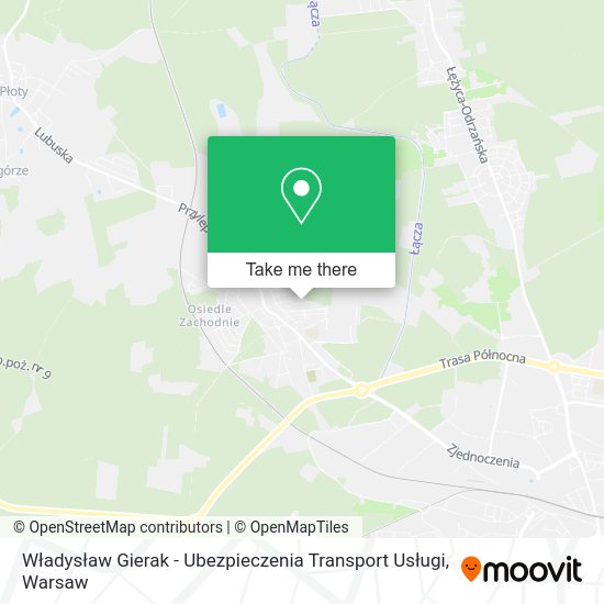 Władysław Gierak - Ubezpieczenia Transport Usługi map