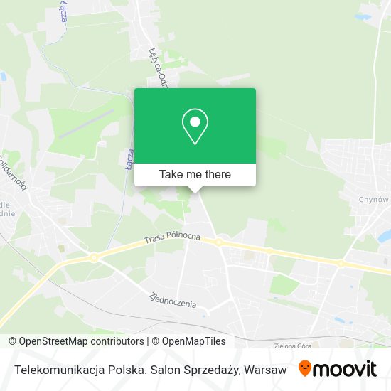 Telekomunikacja Polska. Salon Sprzedaży map