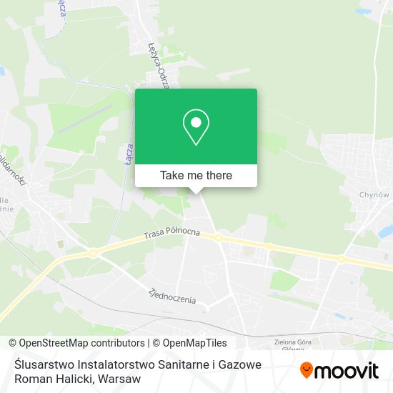 Карта Ślusarstwo Instalatorstwo Sanitarne i Gazowe Roman Halicki