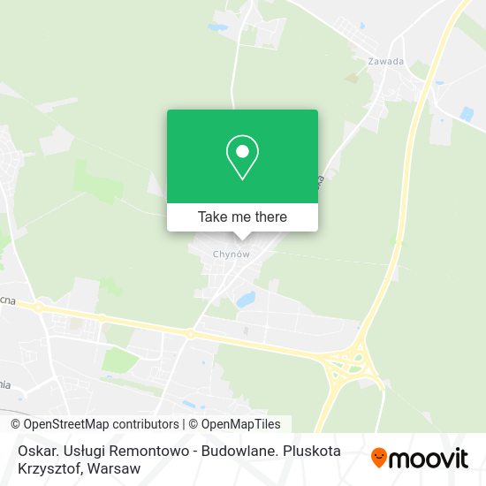 Oskar. Usługi Remontowo - Budowlane. Pluskota Krzysztof map