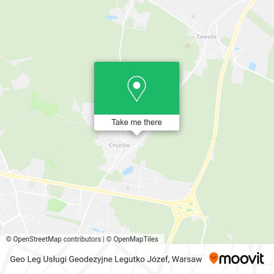 Geo Leg Usługi Geodezyjne Legutko Józef map