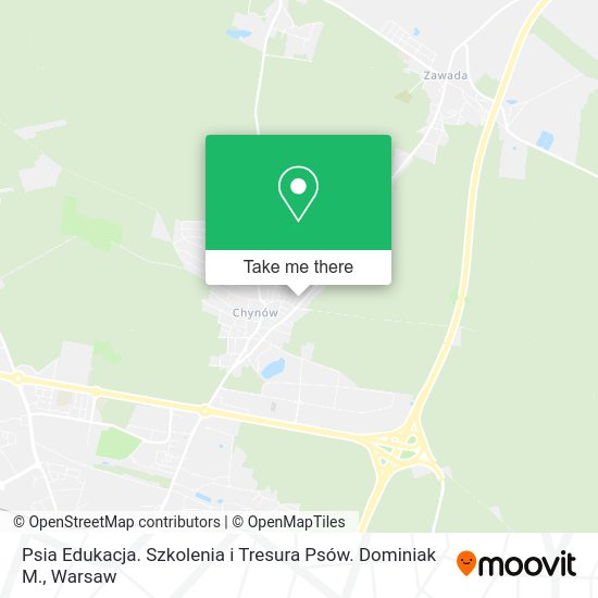 Psia Edukacja. Szkolenia i Tresura Psów. Dominiak M. map