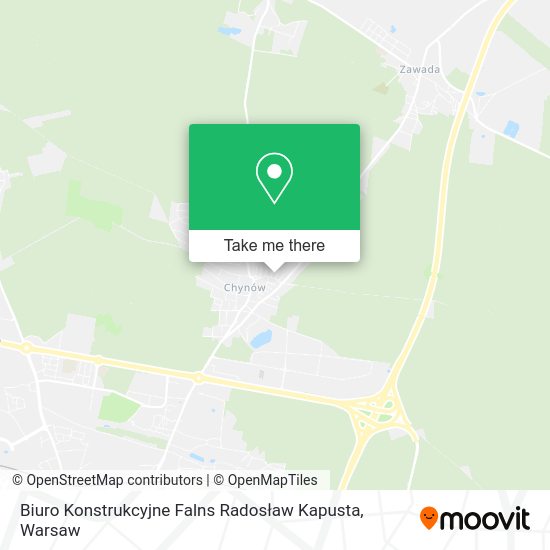 Biuro Konstrukcyjne Falns Radosław Kapusta map