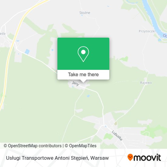 Usługi Transportowe Antoni Stępień map