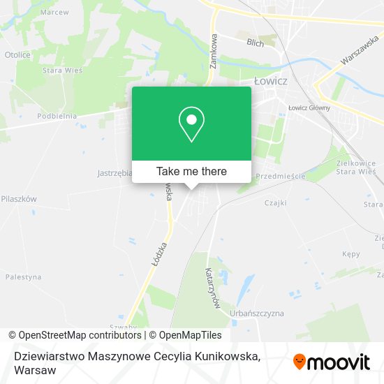 Dziewiarstwo Maszynowe Cecylia Kunikowska map