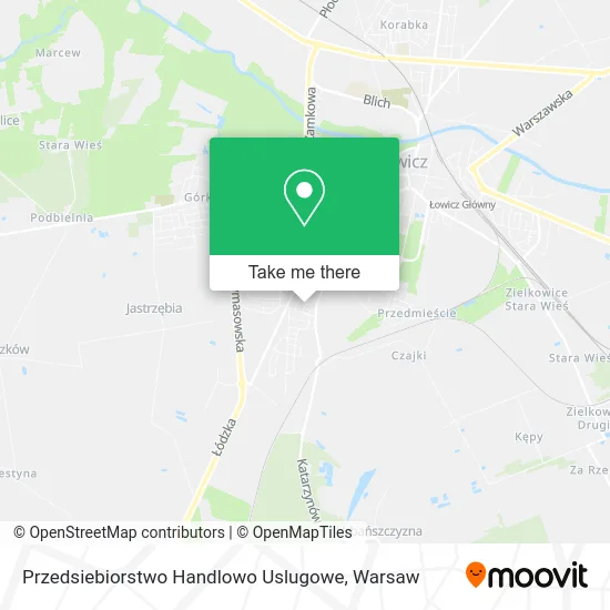 Карта Przedsiebiorstwo Handlowo Uslugowe
