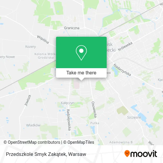 Przedszkole Smyk Zakątek map