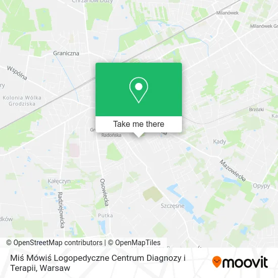 Miś Mówiś Logopedyczne Centrum Diagnozy i Terapii map
