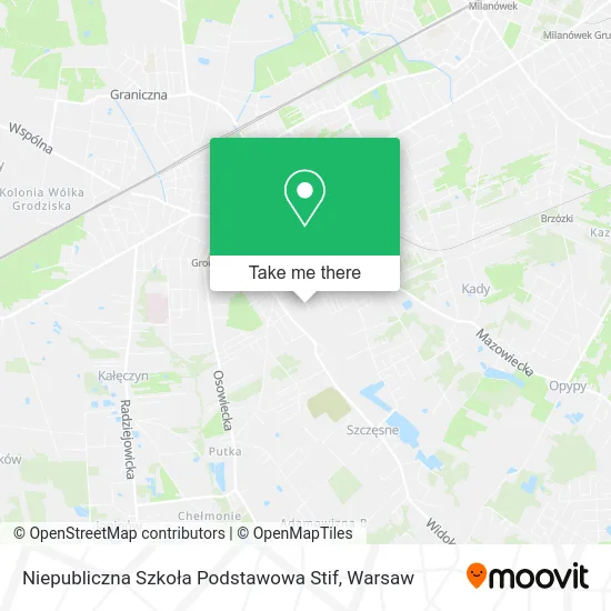 Niepubliczna Szkoła Podstawowa Stif map