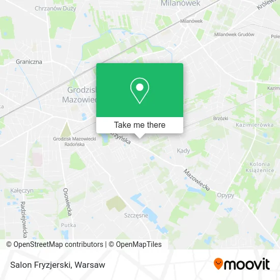 Карта Salon Fryzjerski