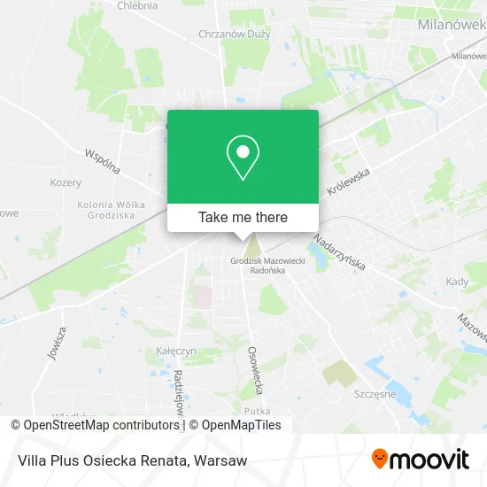 Villa Plus Osiecka Renata map