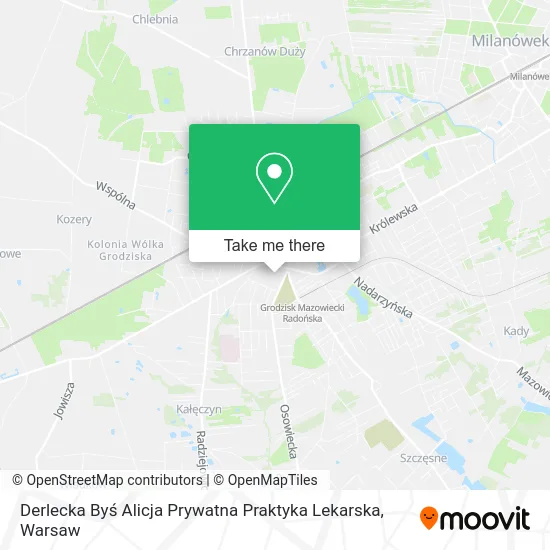 Derlecka Byś Alicja Prywatna Praktyka Lekarska map