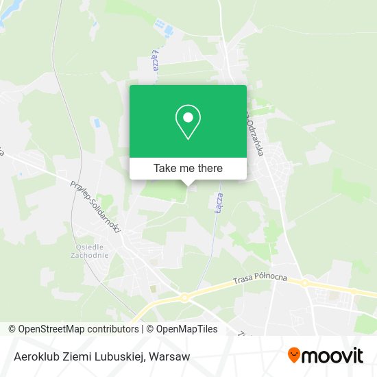 Aeroklub Ziemi Lubuskiej map