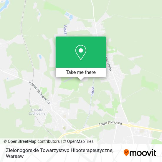 Zielonogórskie Towarzystwo Hipoterapeutyczne map