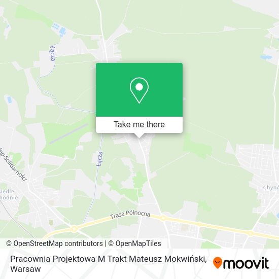 Pracownia Projektowa M Trakt Mateusz Mokwiński map