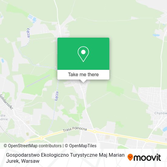 Gospodarstwo Ekologiczno Turystyczne Maj Marian Jurek map