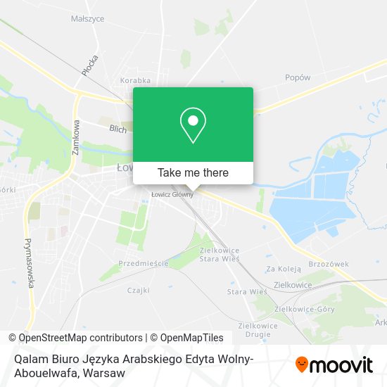 Qalam Biuro Języka Arabskiego Edyta Wolny-Abouelwafa map