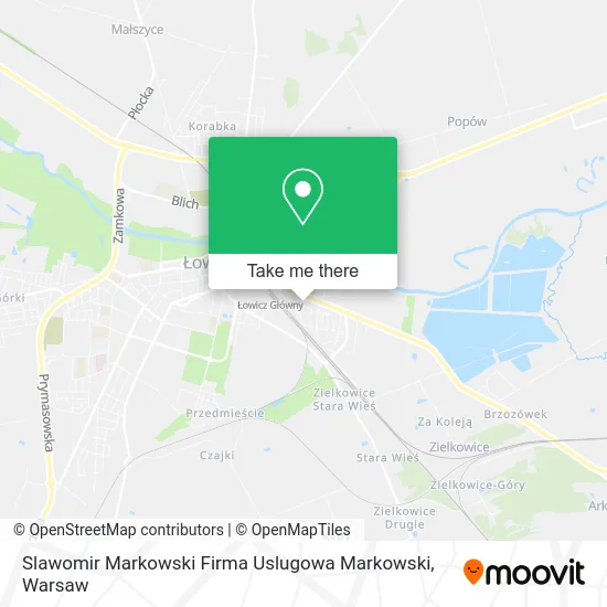 Slawomir Markowski Firma Uslugowa Markowski map