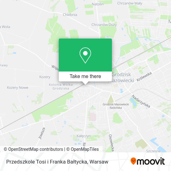 Przedszkole Tosi i Franka Bałtycka map