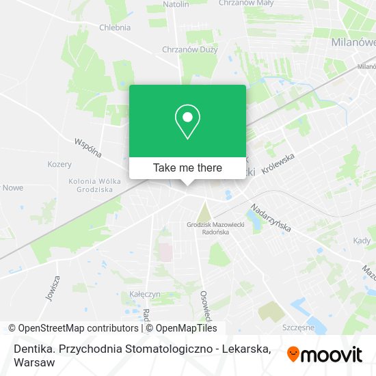 Карта Dentika. Przychodnia Stomatologiczno - Lekarska