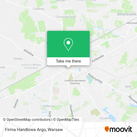 Карта Firma Handlowa Argo