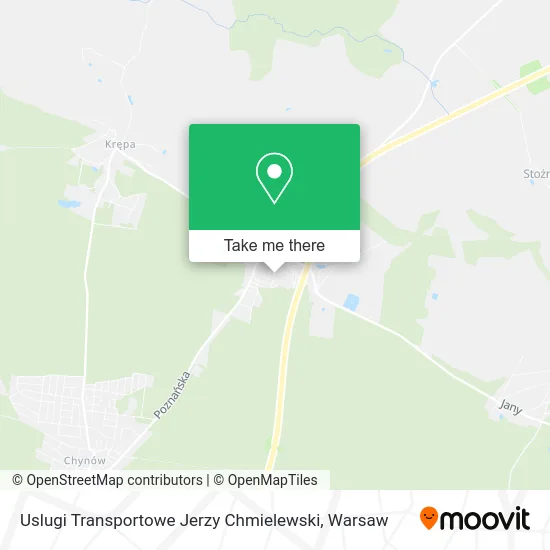Uslugi Transportowe Jerzy Chmielewski map