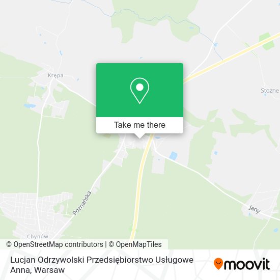 Lucjan Odrzywolski Przedsiębiorstwo Usługowe Anna map