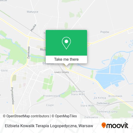 Elżbieta Kowalik Terapia Logopedyczna map