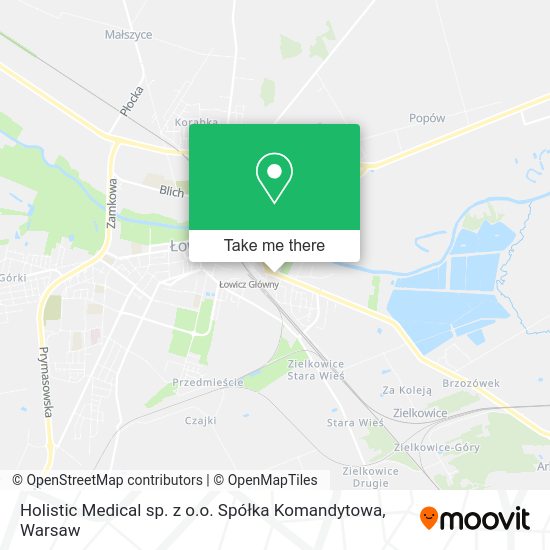 Holistic Medical sp. z o.o. Spółka Komandytowa map