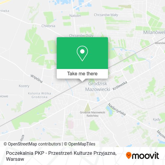 Poczekalnia PKP - Przestrzeń Kulturze Przyjazna map