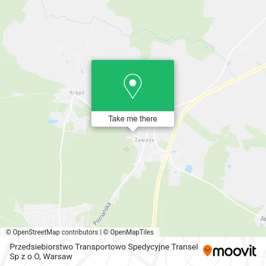 Карта Przedsiebiorstwo Transportowo Spedycyjne Transel Sp z o O