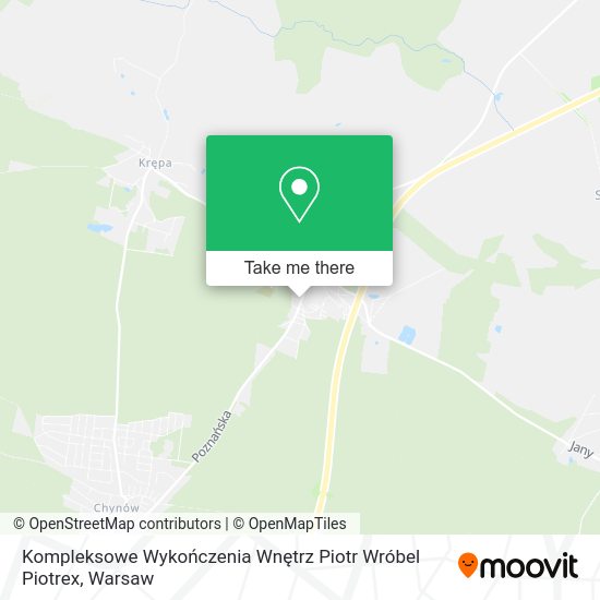 Kompleksowe Wykończenia Wnętrz Piotr Wróbel Piotrex map