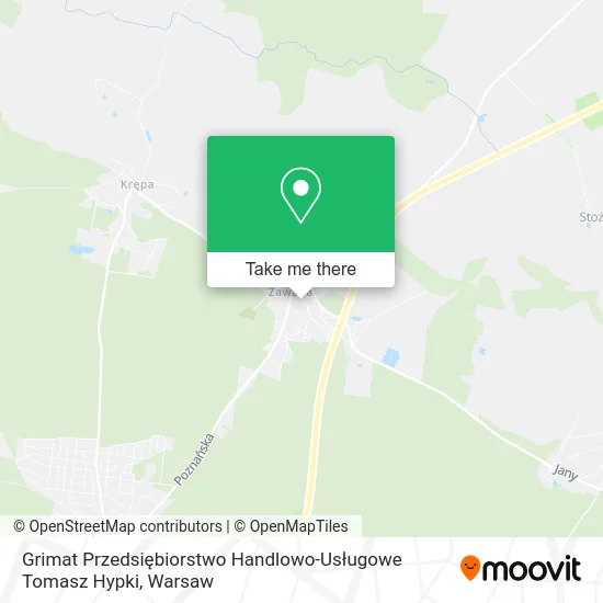 Grimat Przedsiębiorstwo Handlowo-Usługowe Tomasz Hypki map
