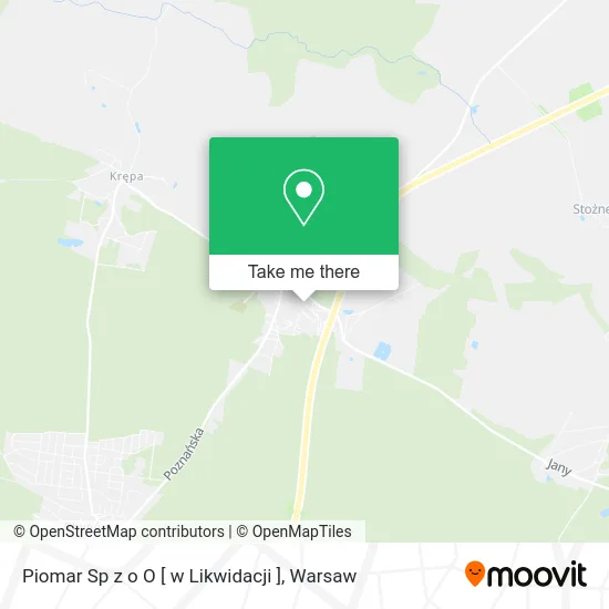 Piomar Sp z o O [ w Likwidacji ] map