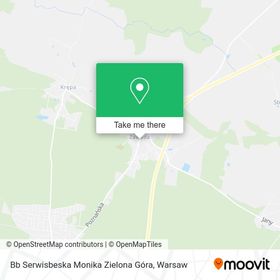 Bb Serwisbeska Monika Zielona Góra map