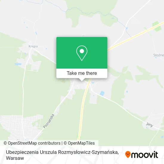 Ubezpieczenia Urszula Rozmysłowicz-Szymańska map