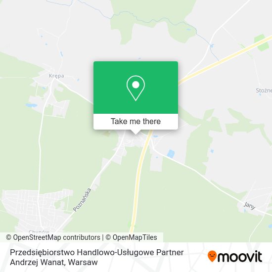 Przedsiębiorstwo Handlowo-Usługowe Partner Andrzej Wanat map