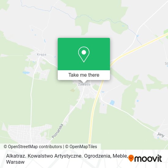 Alkatraz. Kowalstwo Artystyczne. Ogrodzenia, Meble map