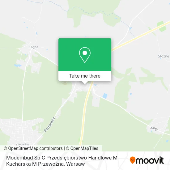 Modembud Sp C Przedsiębiorstwo Handlowe M Kucharska M Przewoźna map