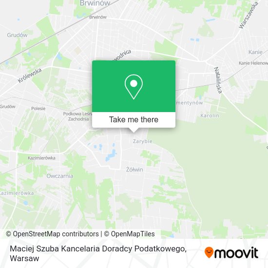 Maciej Szuba Kancelaria Doradcy Podatkowego map