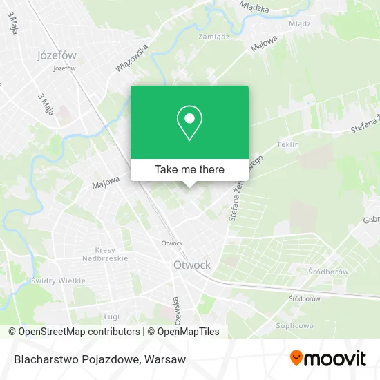 Карта Blacharstwo Pojazdowe