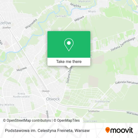Podstawowa im. Celestyna Freineta map