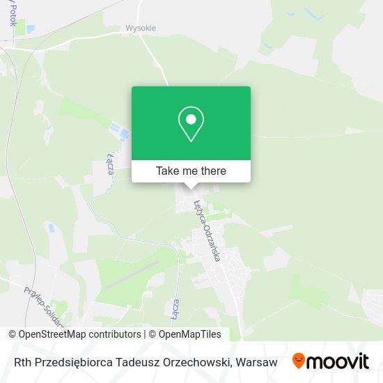 Rth Przedsiębiorca Tadeusz Orzechowski map