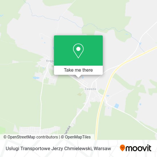 Usługi Transportowe Jerzy Chmielewski map