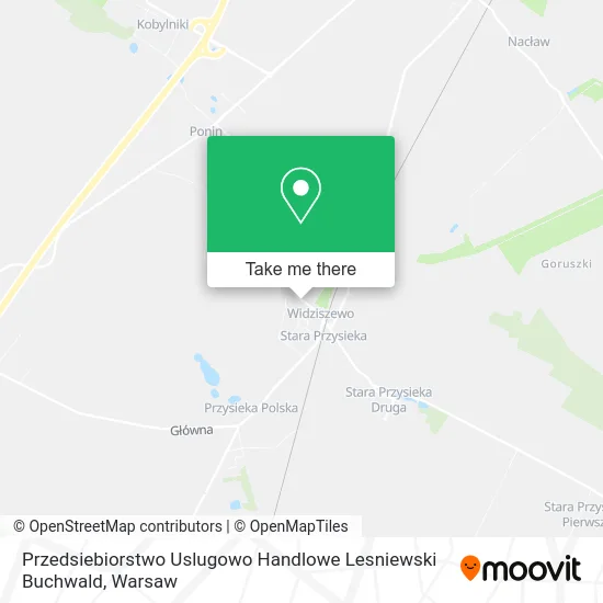 Карта Przedsiebiorstwo Uslugowo Handlowe Lesniewski Buchwald