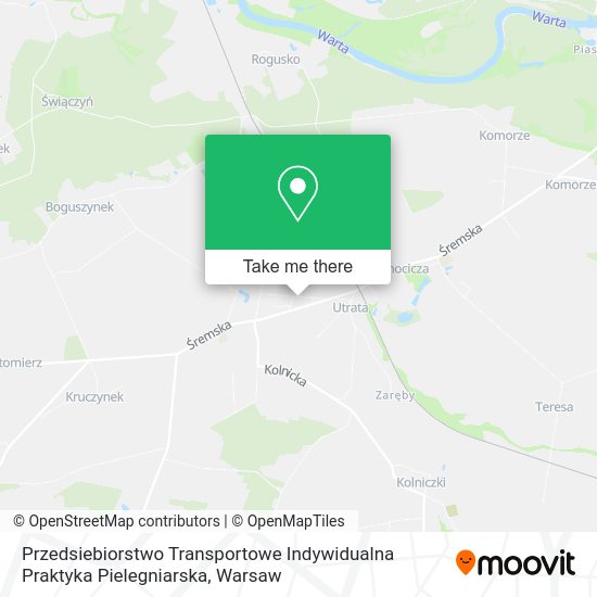 Карта Przedsiebiorstwo Transportowe Indywidualna Praktyka Pielegniarska