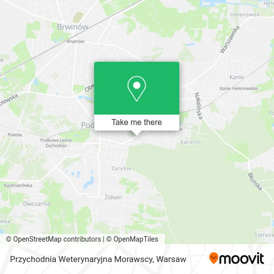 Карта Przychodnia Weterynaryjna Morawscy