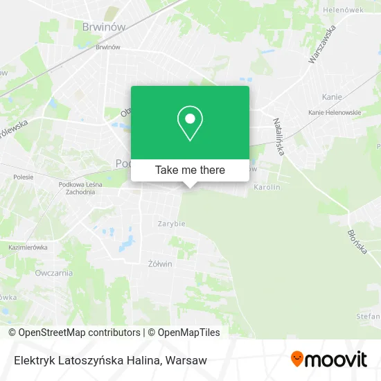 Карта Elektryk Latoszyńska Halina